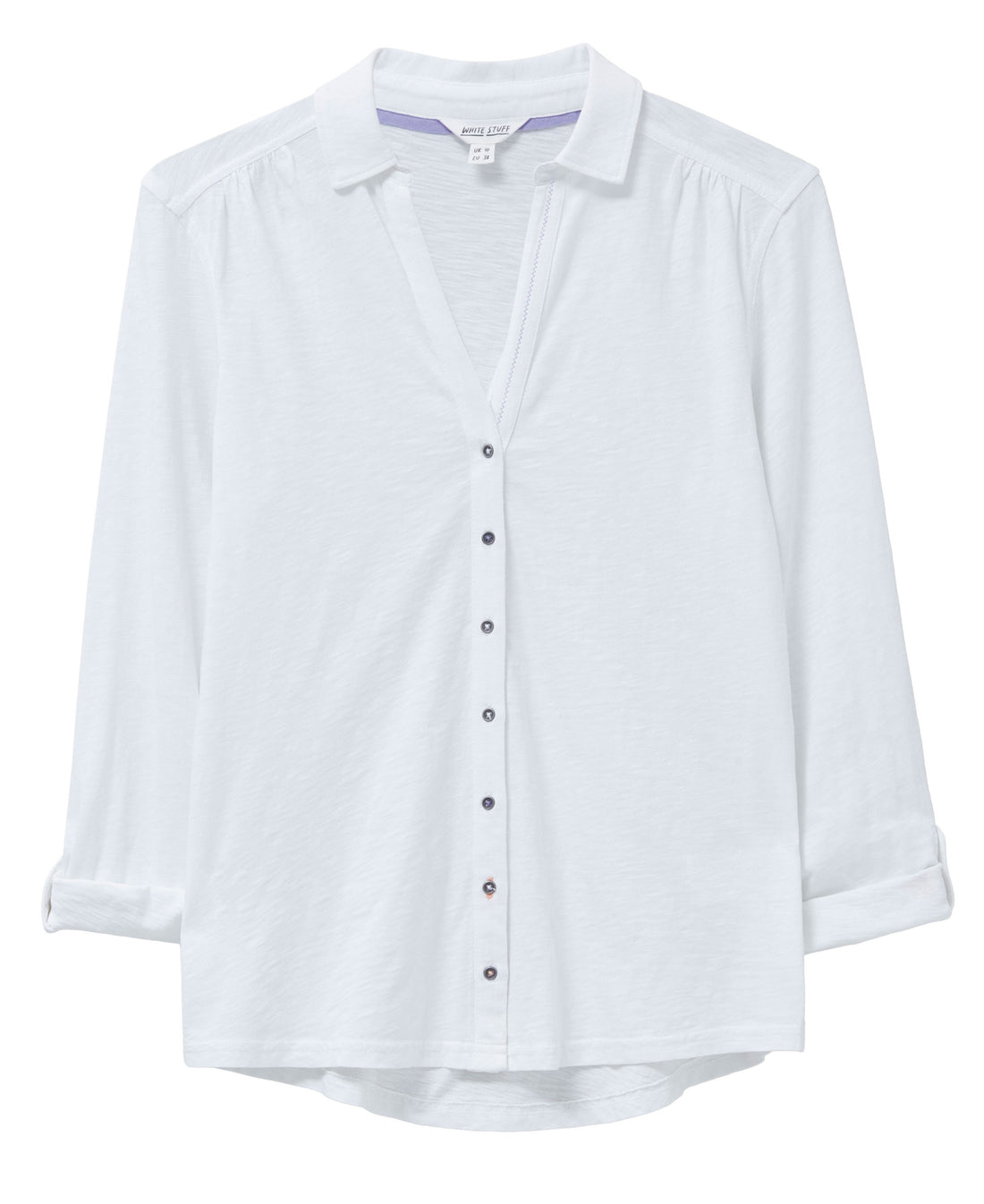 Annie Jersey Shirt - Brilliant White