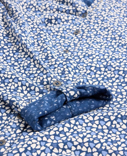 Annie Printed Shirt - Blue Print