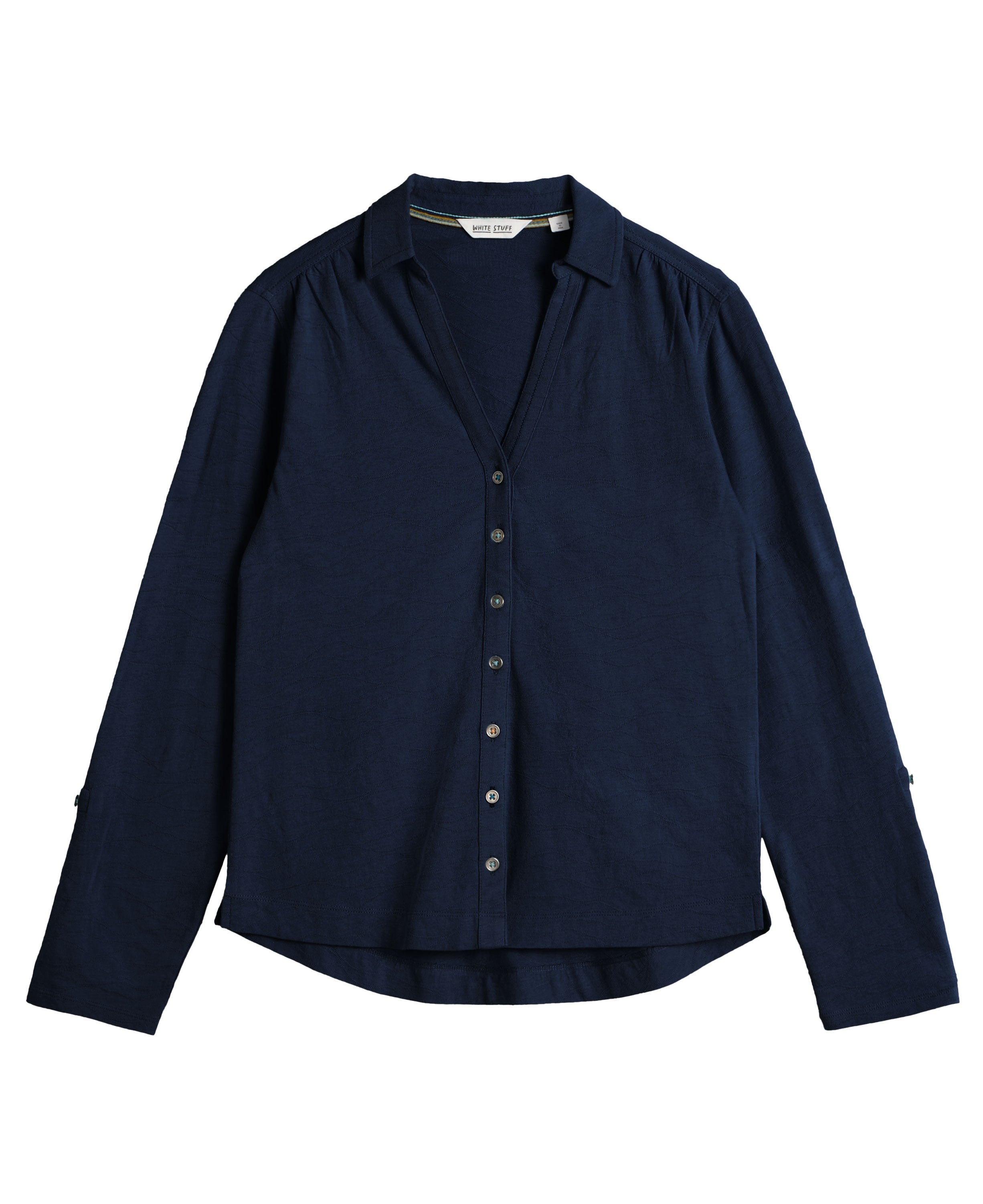 Annie Textured Shirt - French Navy