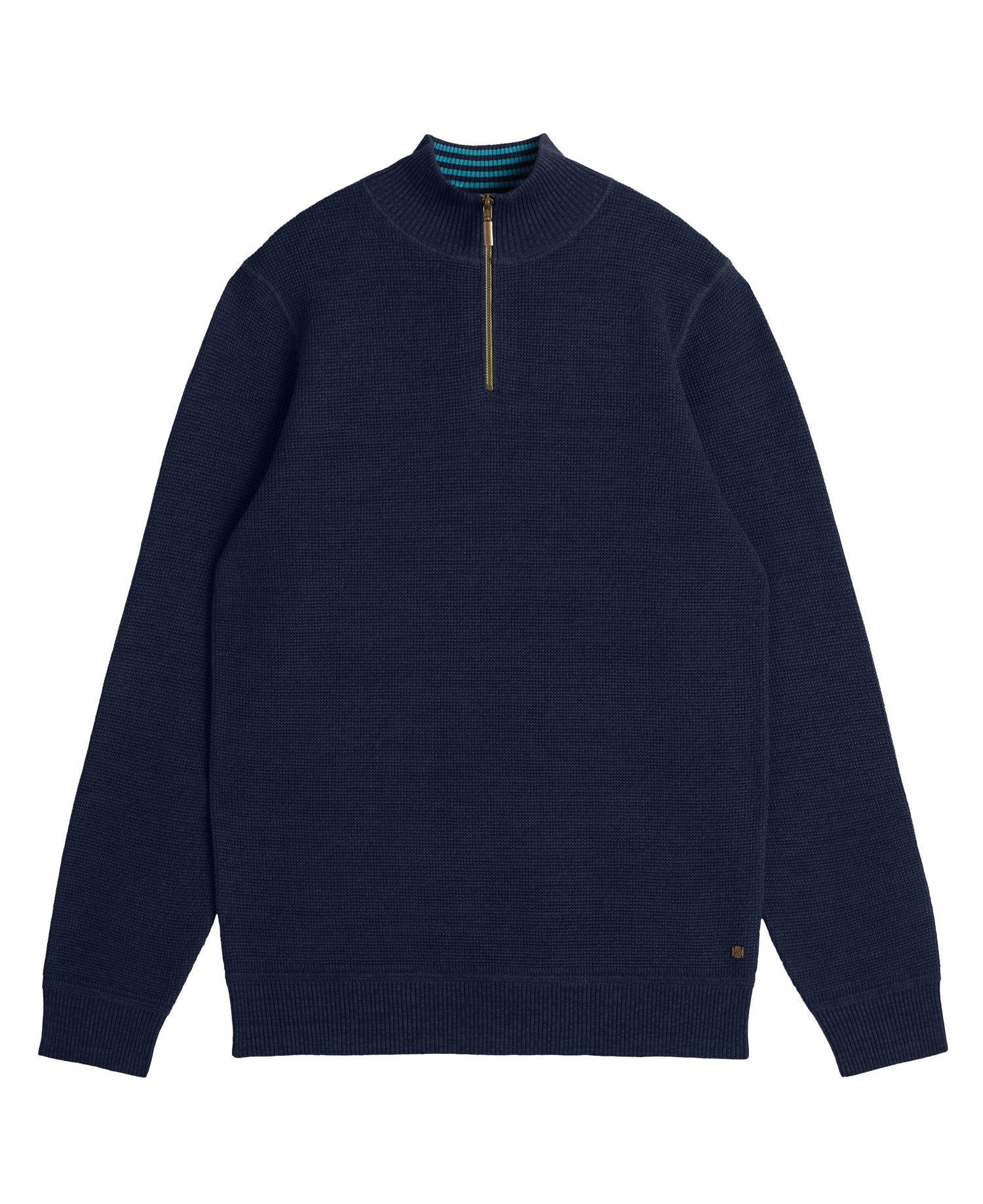 Attadale Funnel Neck Jumper - Dark Navy