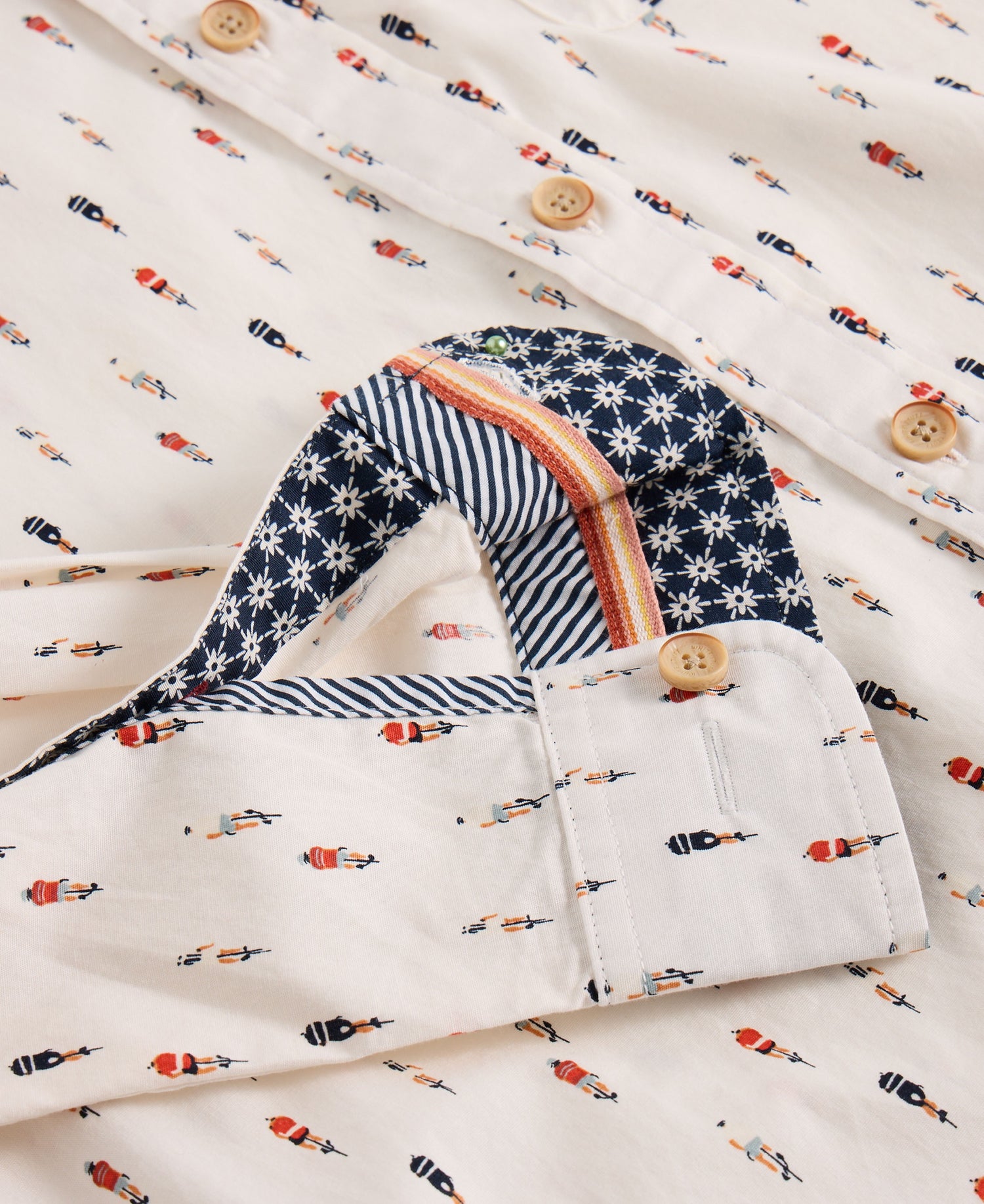 Cycling Printed Shirt - White Print