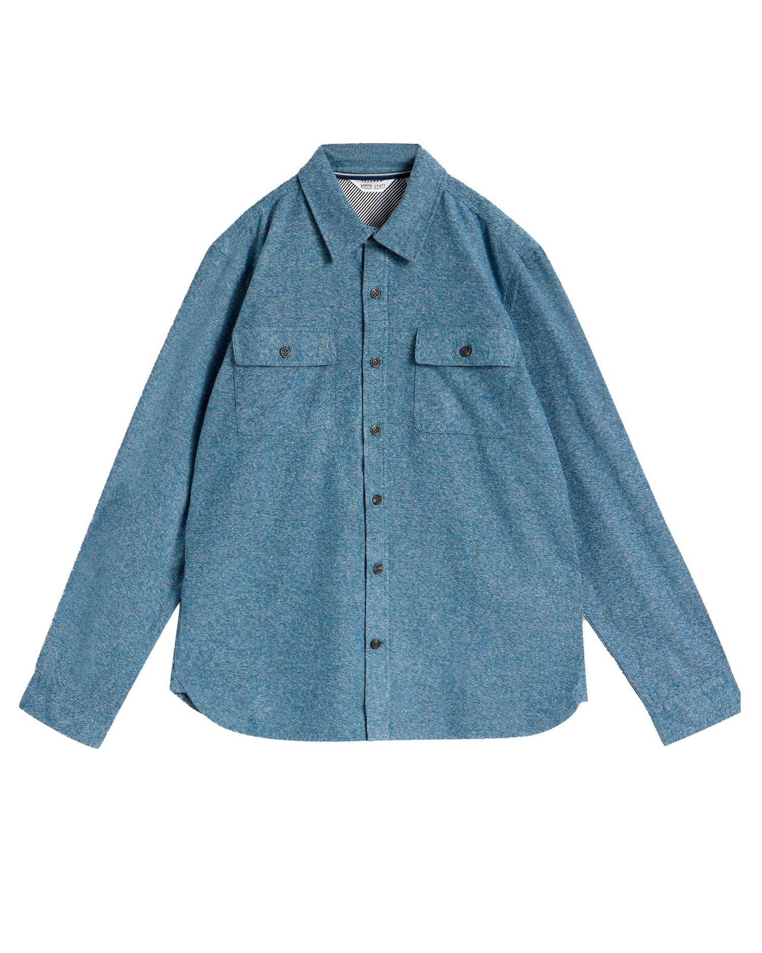 Darwen Grindle Shirt - Mid Blue