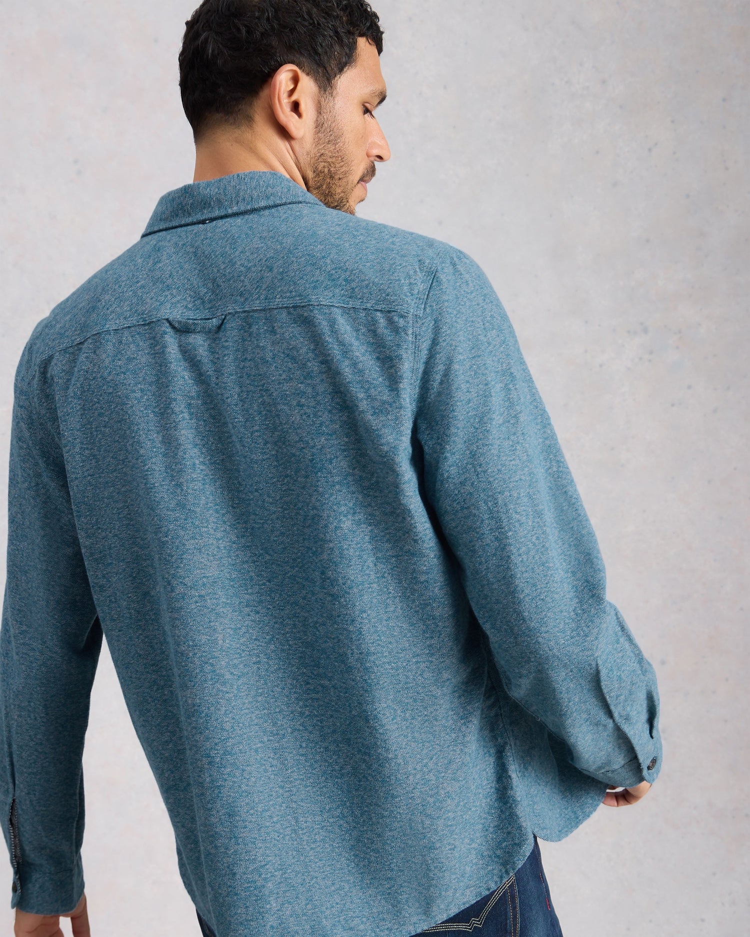 Darwen Grindle Shirt - Mid Blue