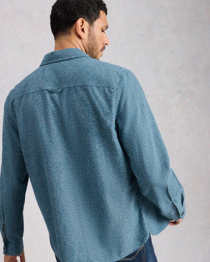 Darwen Grindle Shirt - Mid Blue