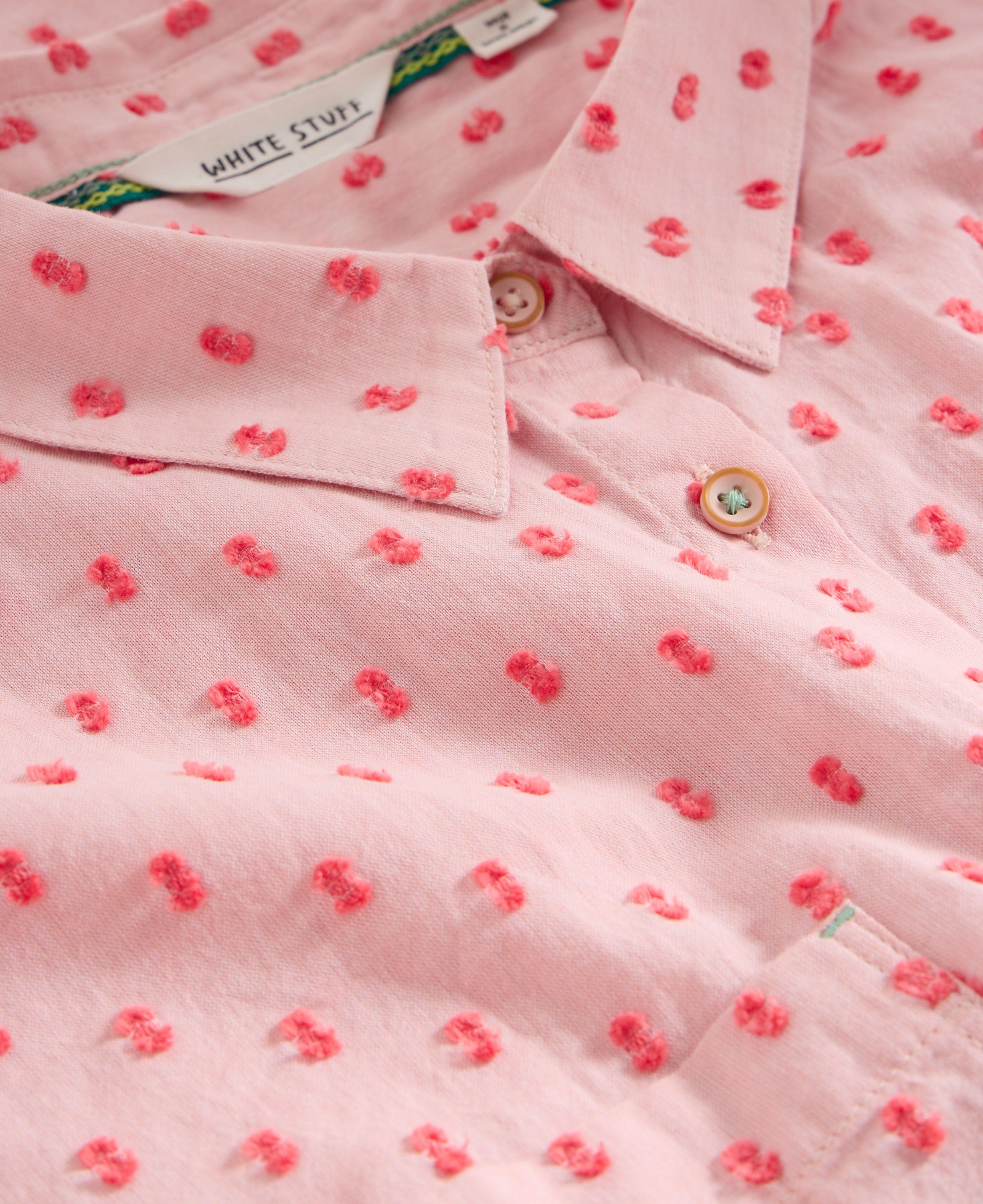 Ellie Organic Cotton Shirt - Pink Multi