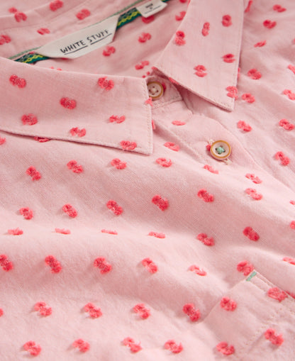 Ellie Organic Cotton Shirt - Pink Multi