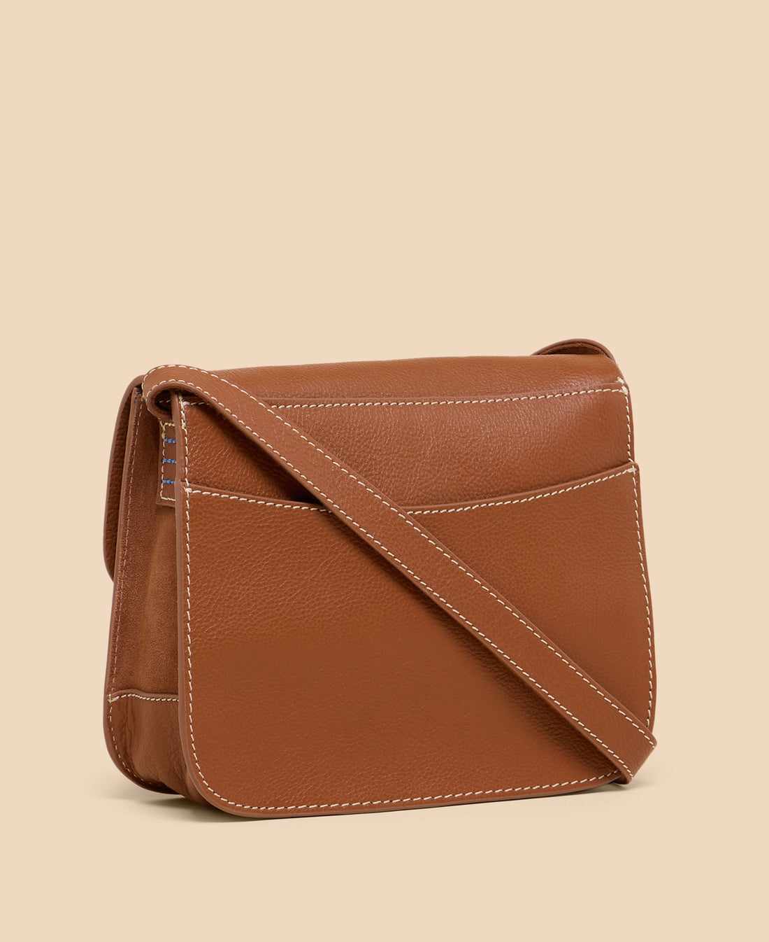 Evie Leather Satchel - Mid Tan