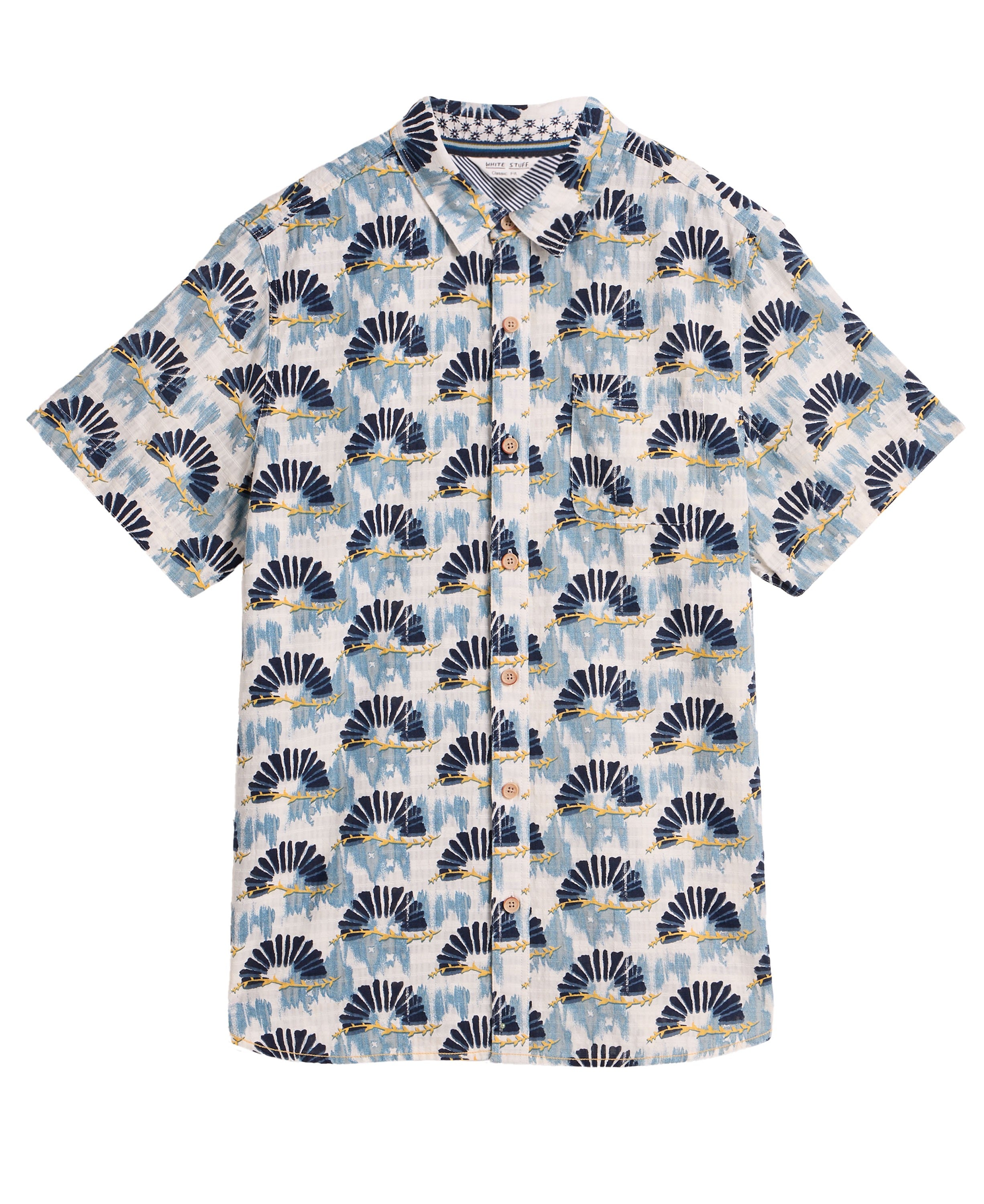 Fan Printed Shirt - Blue Print