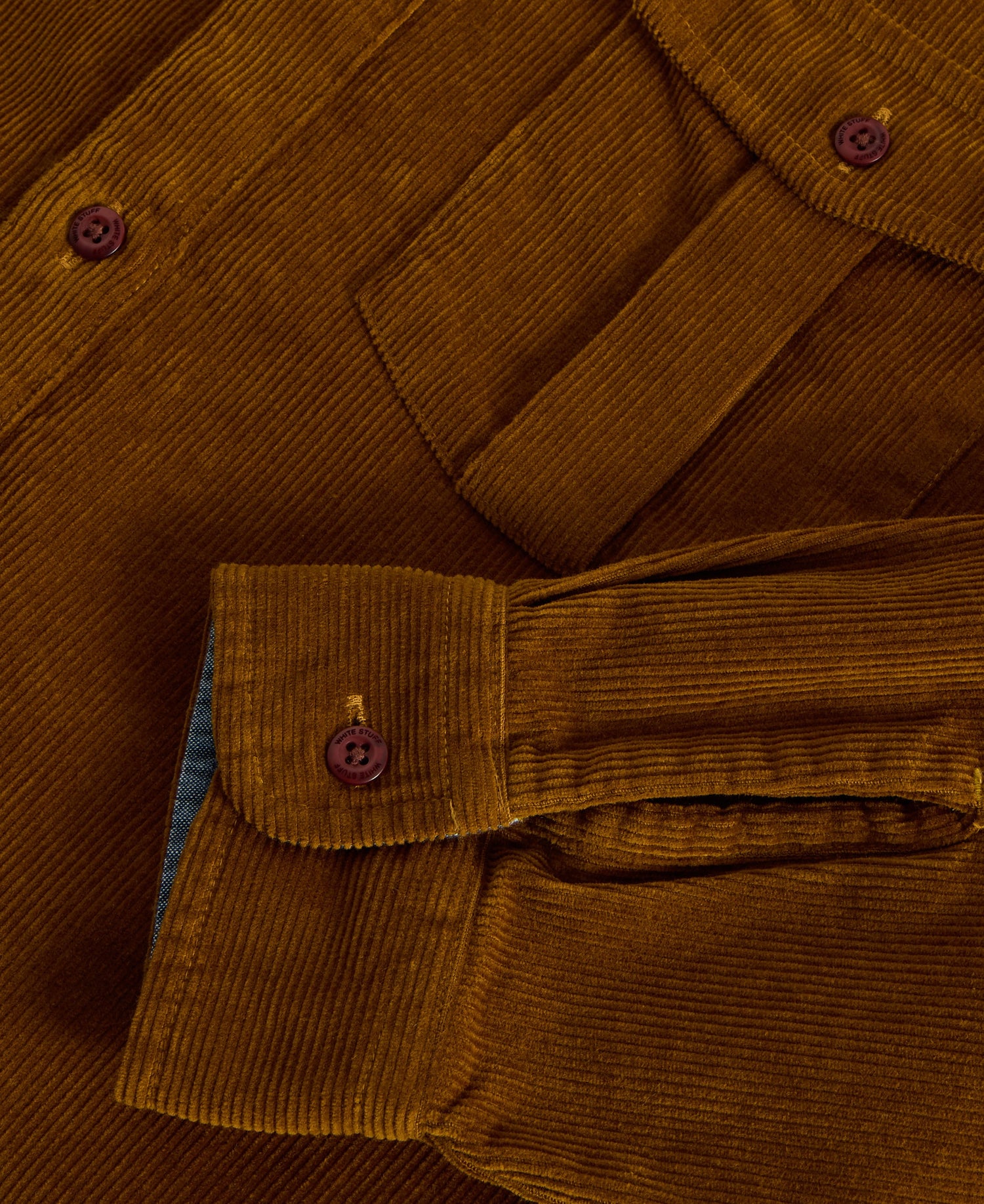 Griffin Cord Shirt - Mid Brown