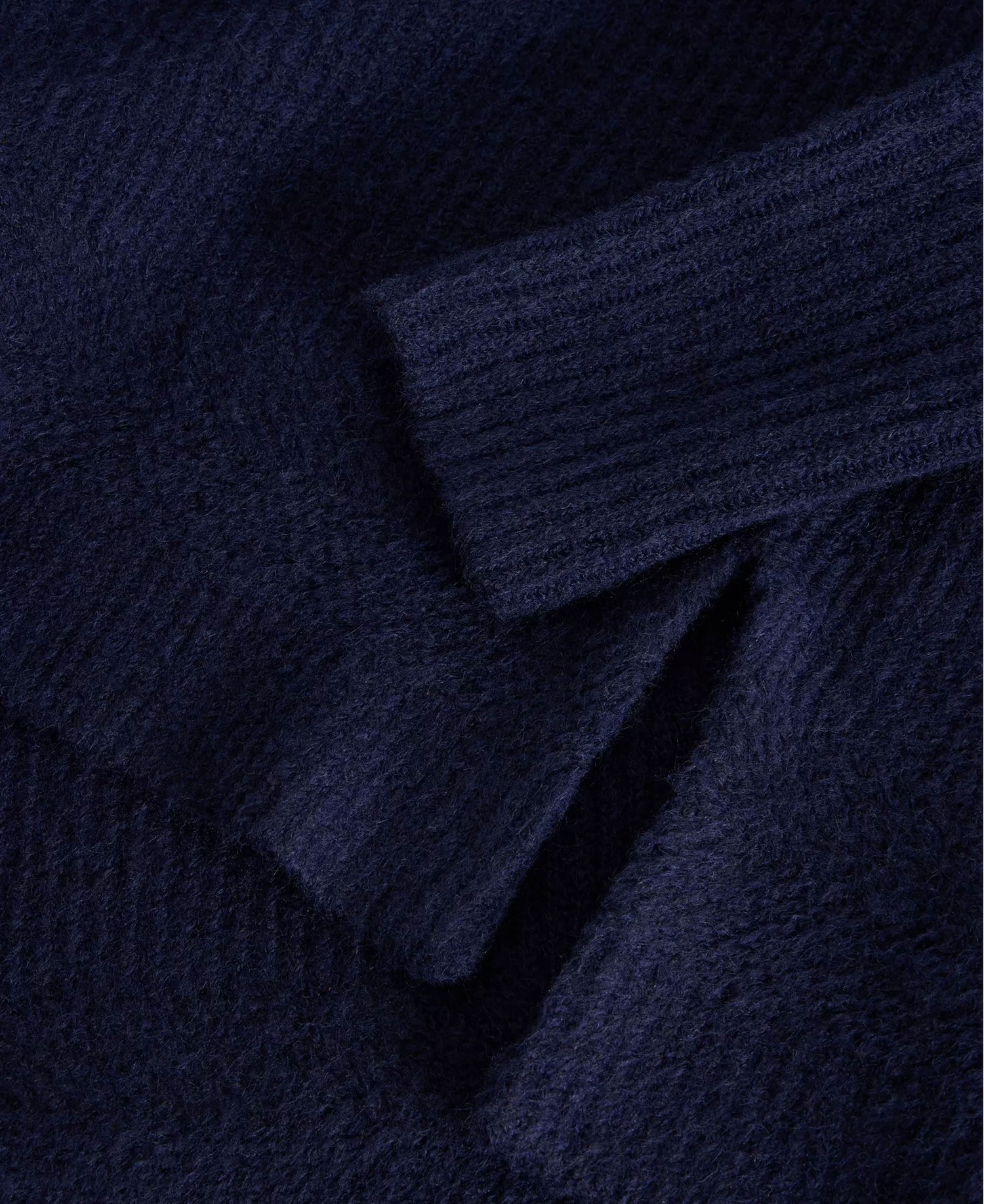 Lovely Ribbed Jumper - French Navy