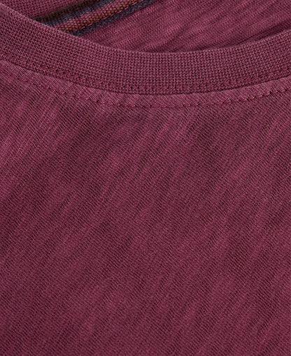Abersoch Short Sleeve Tee - Mid Plum
