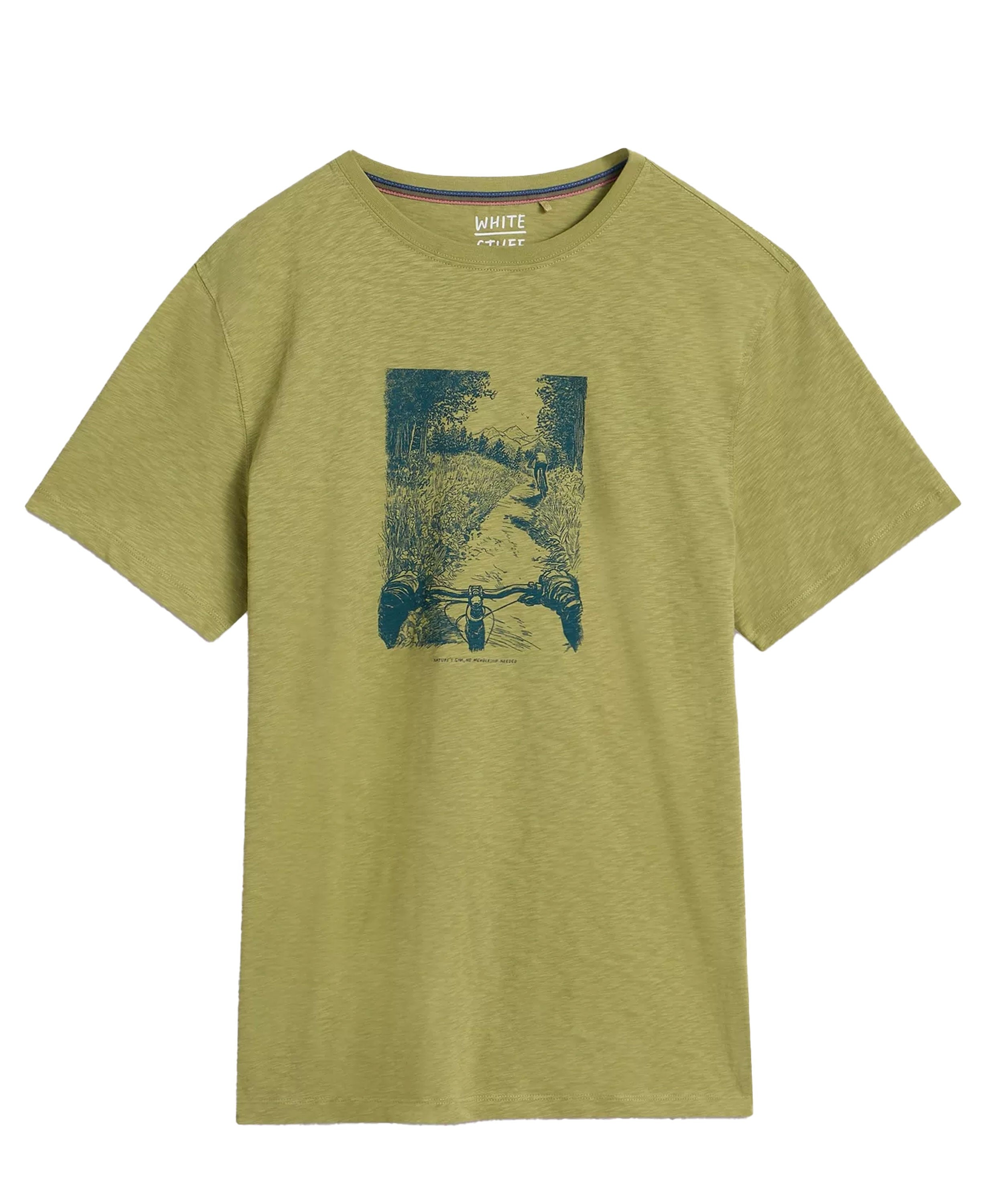Abersoch Nature Graphic Tee - Green Print