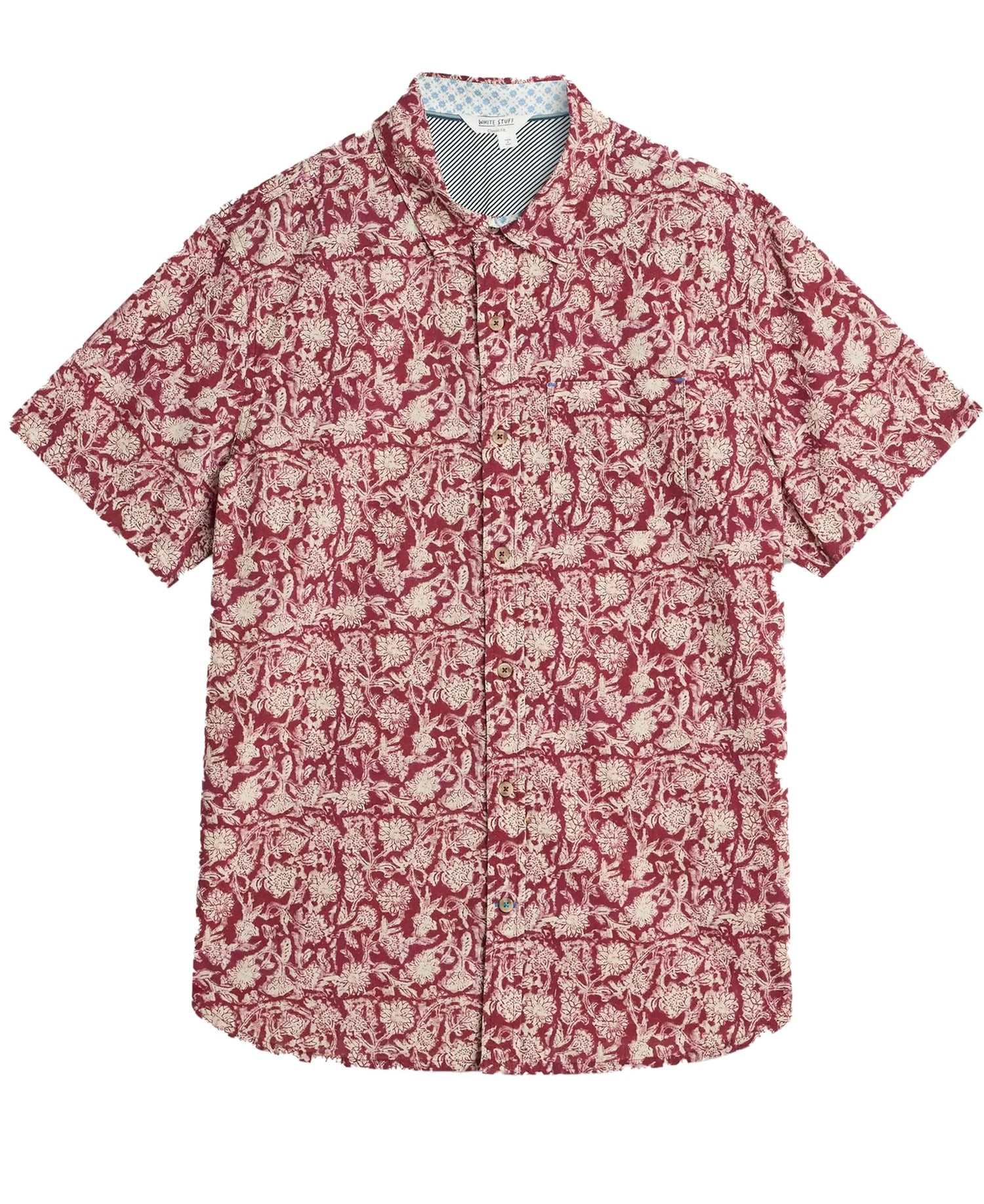 Finsbury Floral Print Shirt - Red Print