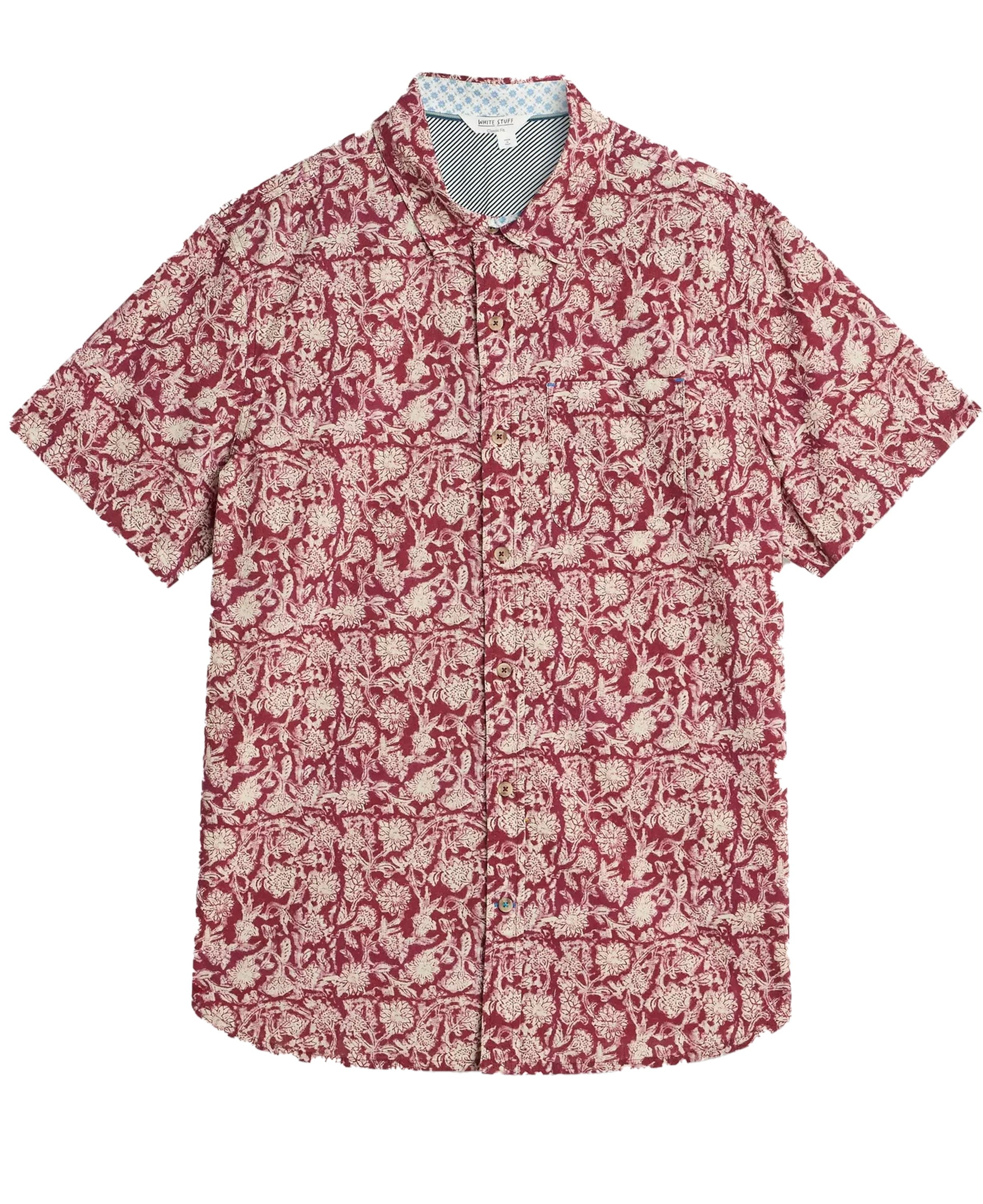 Finsbury Floral Print Shirt - Red Print