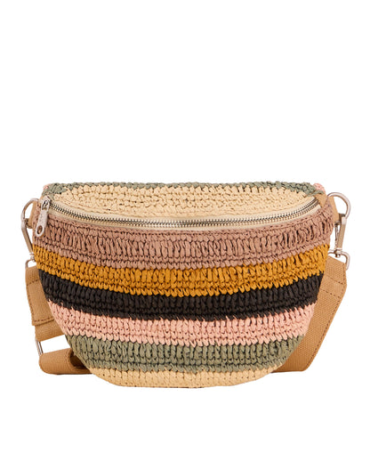 Mini Sebby Crochet Bag - Natural Multi