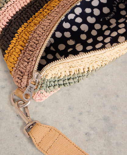 Mini Sebby Crochet Bag - Natural Multi