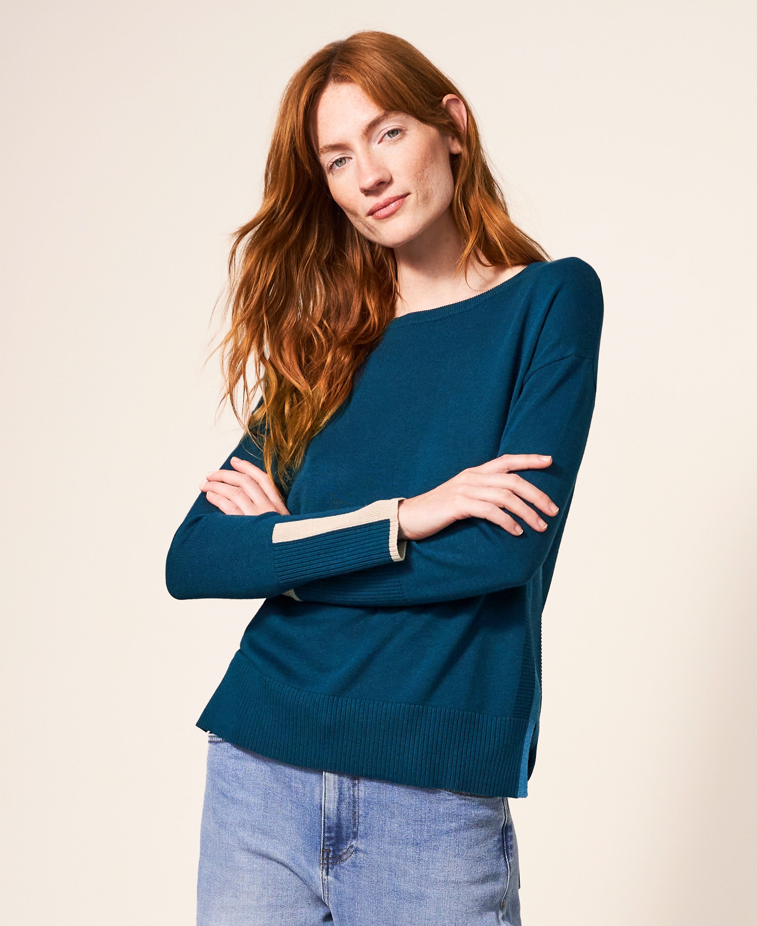 Olive Jumper - Dark Teal