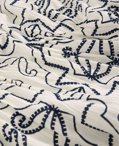 Otterley Beach Dress - Ivory Print