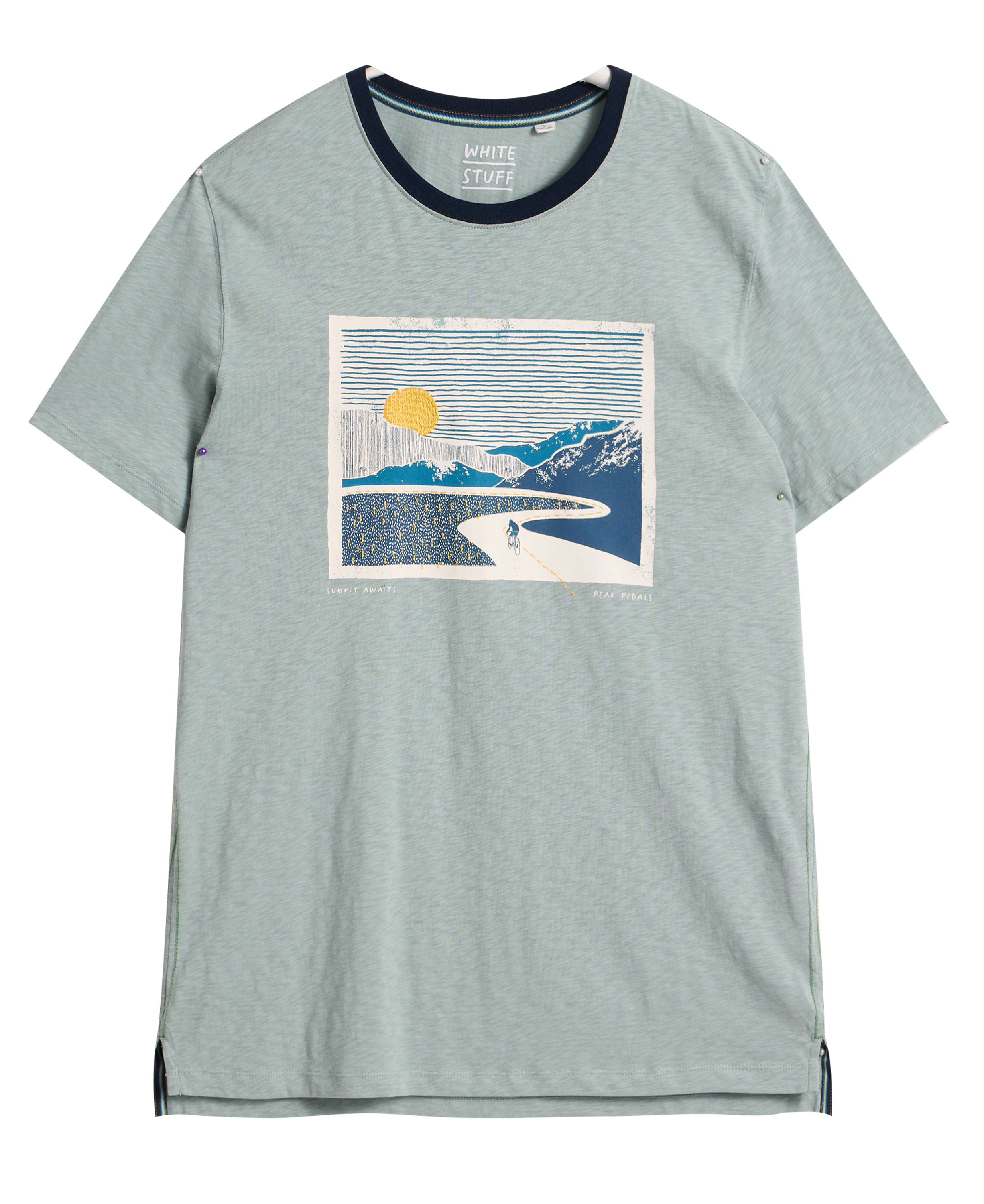 Peak Pedals Graphic Tee - Blue Print