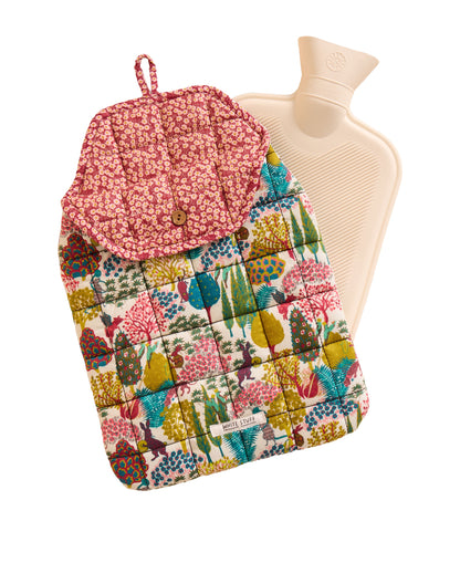 Reversible Hot Water Bottle - Natural Print