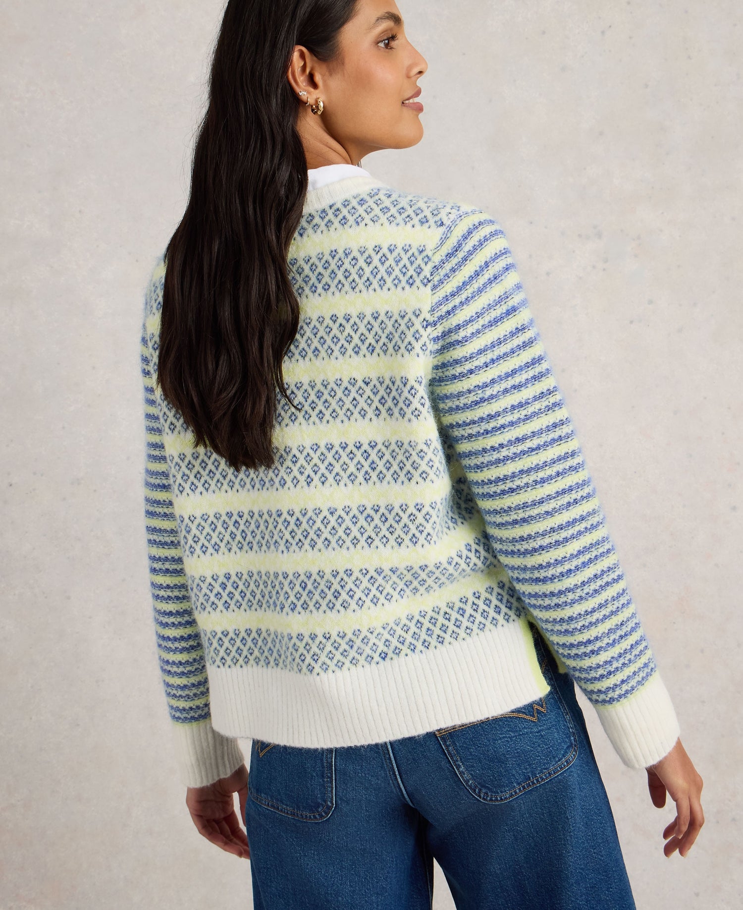 Sammy Stripe Jumper - Blue Multi