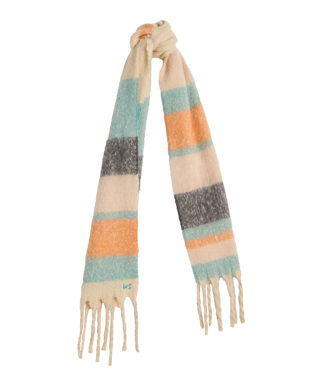 Shelly Skinny Scarf - Natural Multi