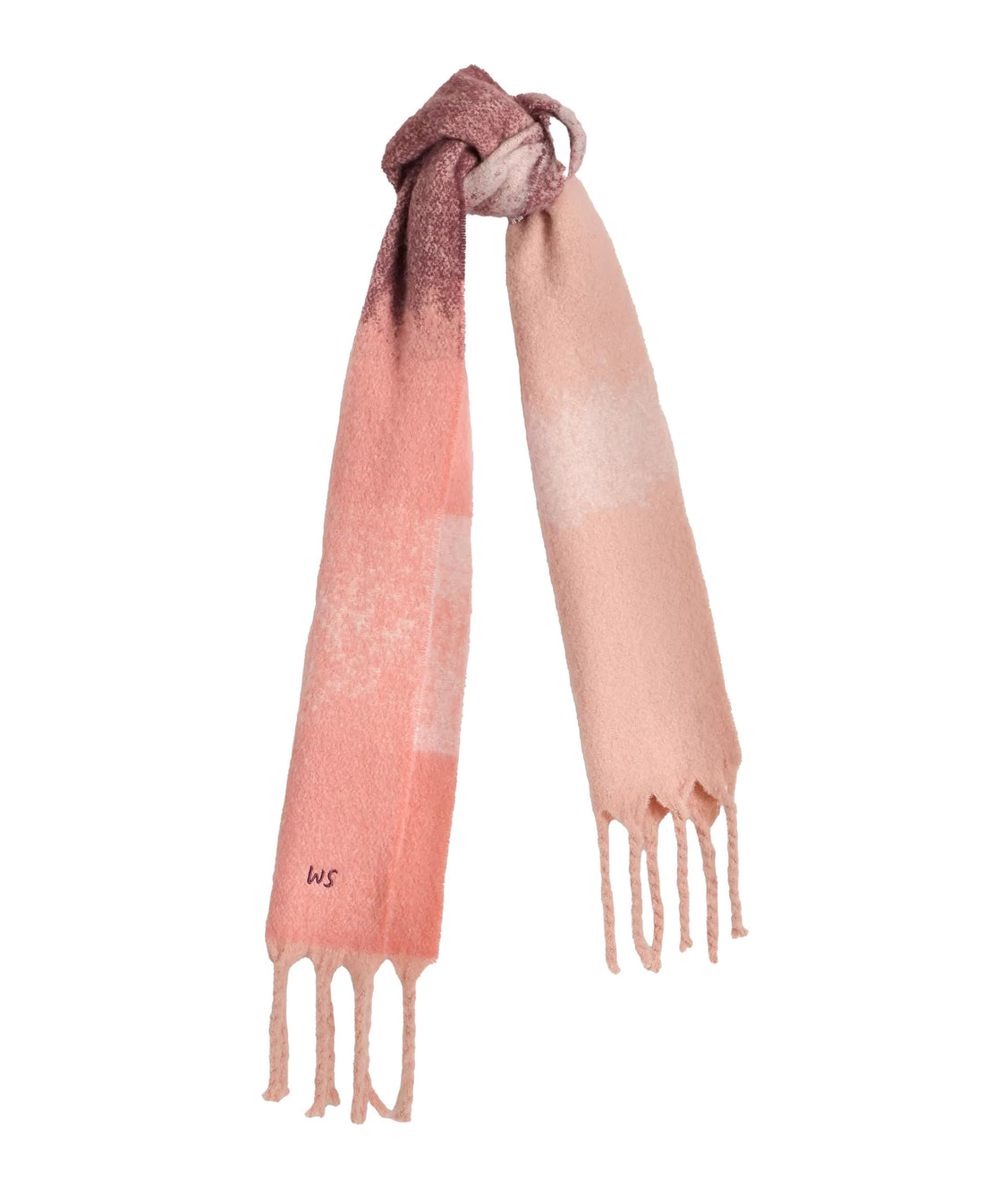 Shelly Skinny Scarf - Pink Multi