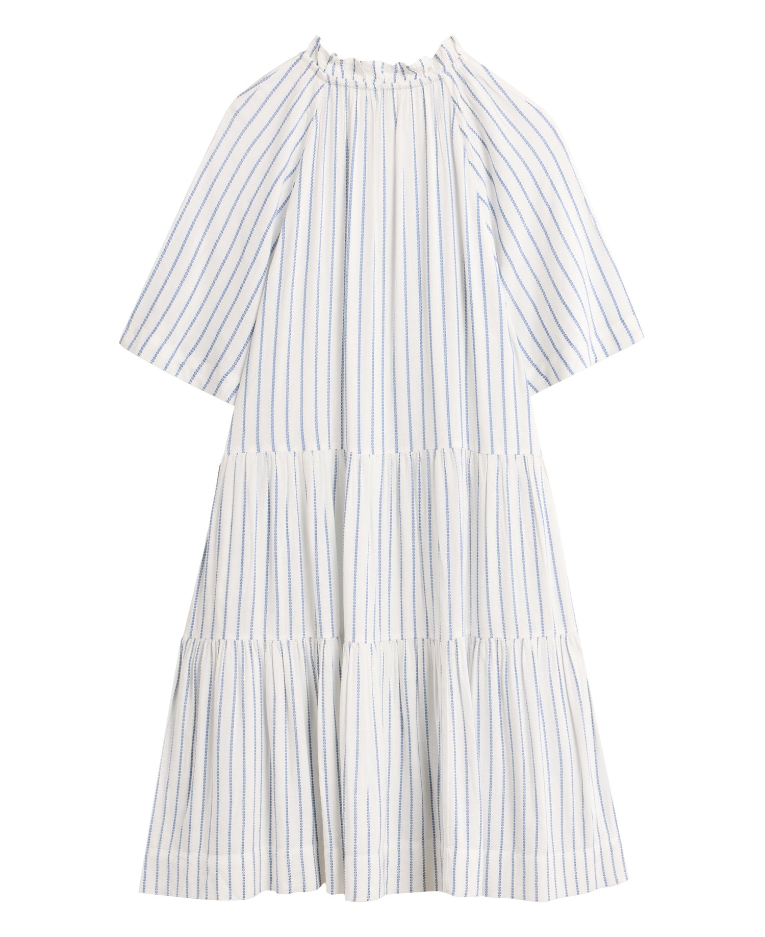 Sophia Eco Vero Stripe Dress - Ivory Multi