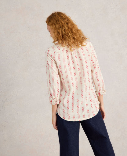 Sophie Organic Cotton Shirt - Pink Multi