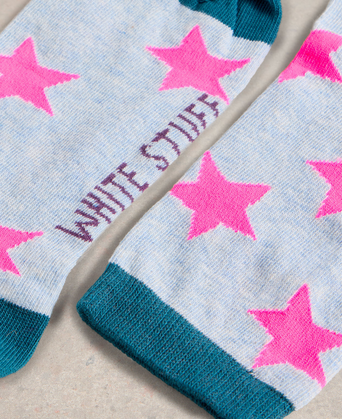 Star Ankle Sock - Pink Mlt