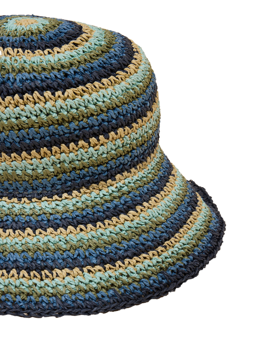 Stripe Bucket Hat - Blue Multi