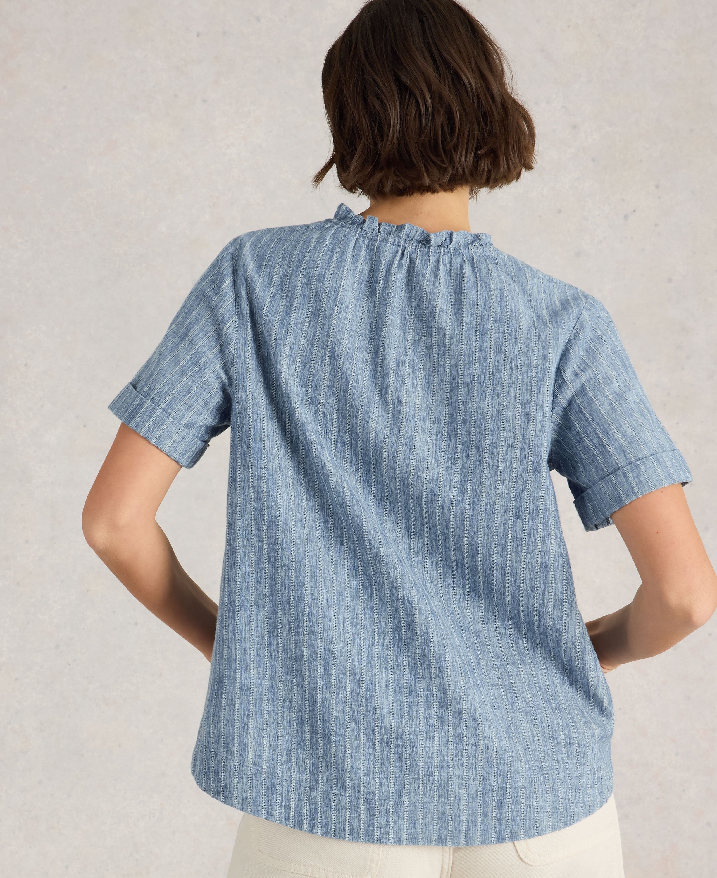 Teakie Stripe Top - Blue Multi
