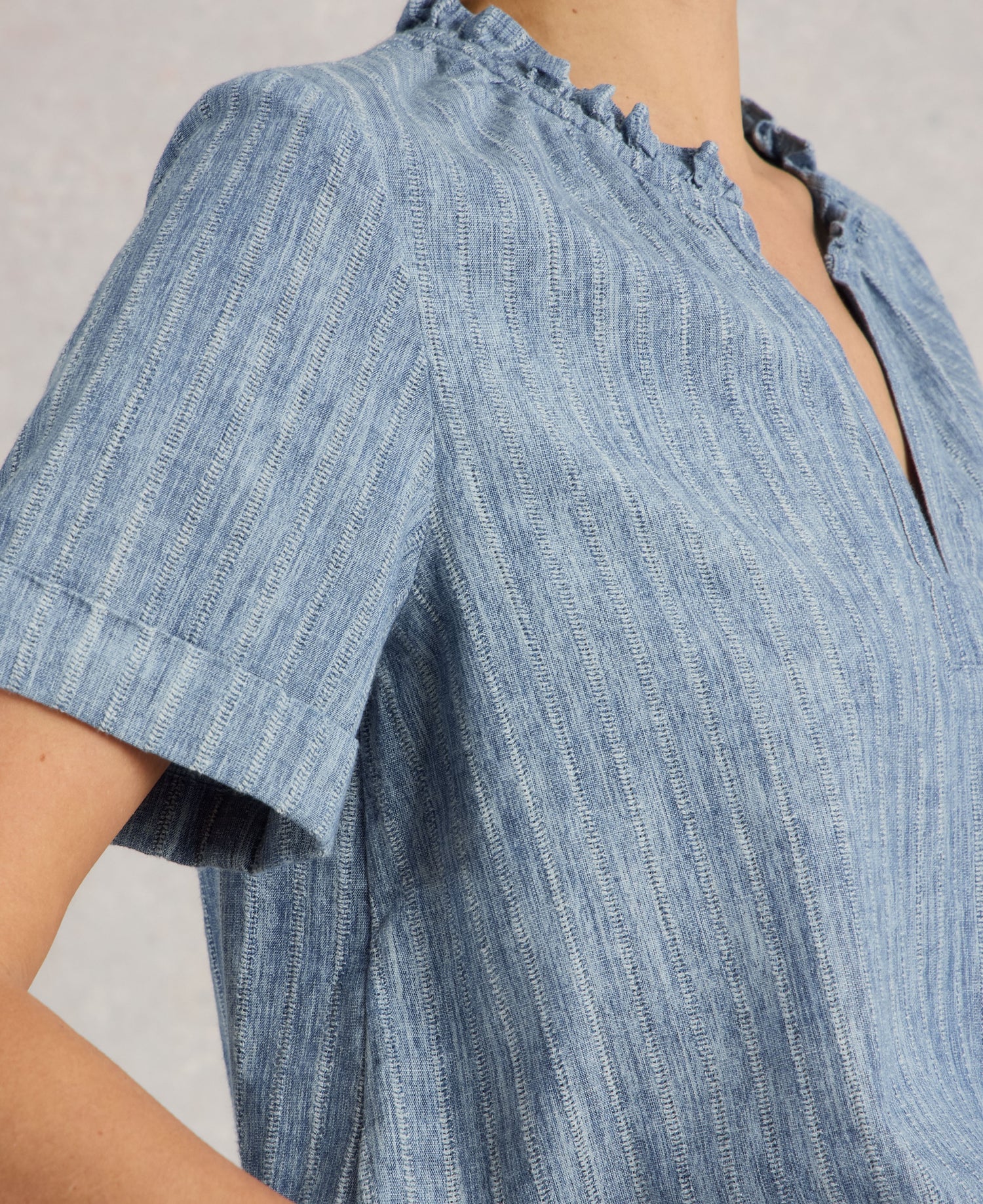 Teakie Stripe Top - Blue Multi