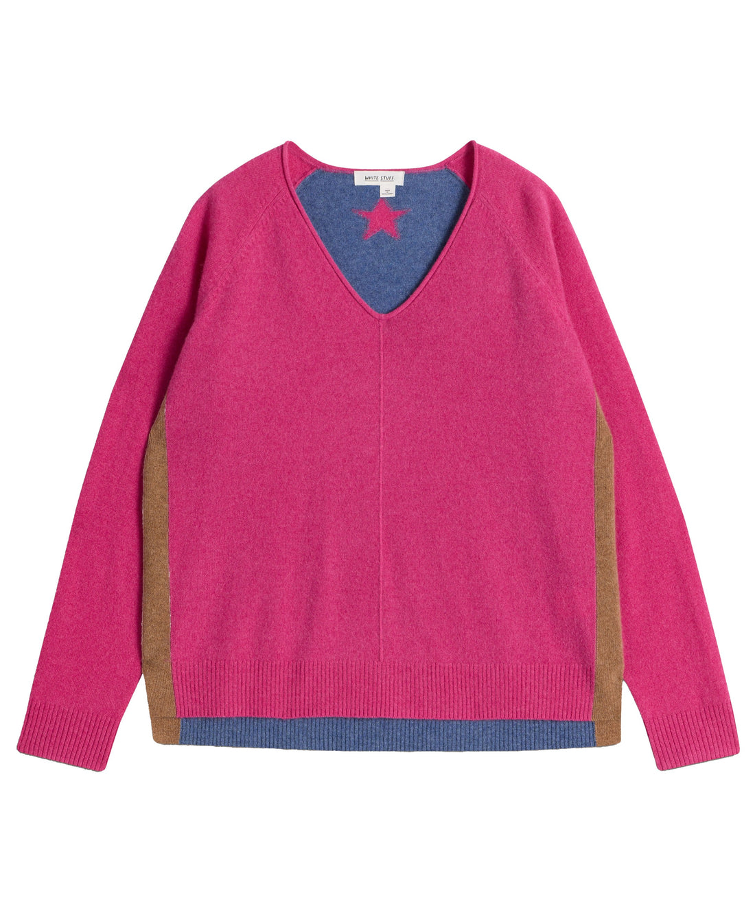 Verity Cashmere Jumper - Pink Multi