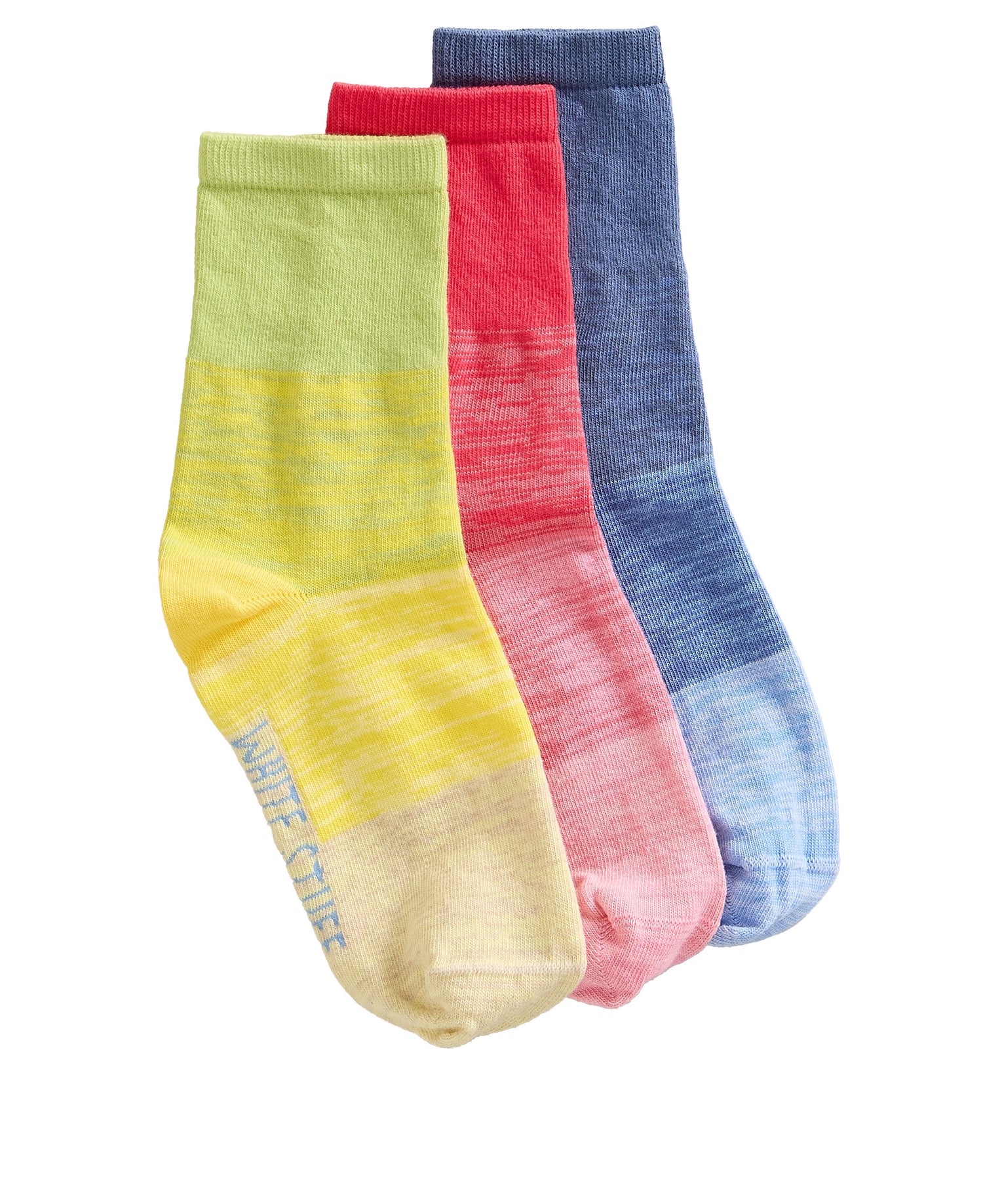 3 Pack Spacedye Socks - Pink Multi