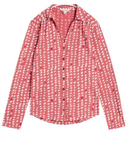 Annie Jersey Shirt - Pink Multi