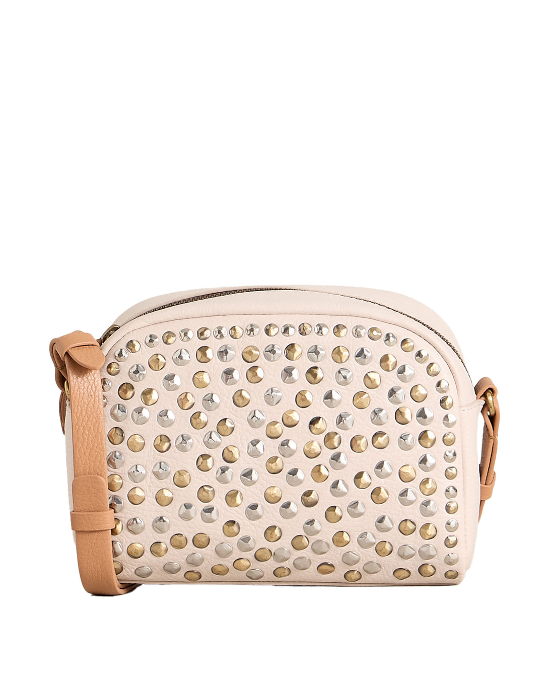 Bella Stud Crossbody Bag - Ivory Mlt