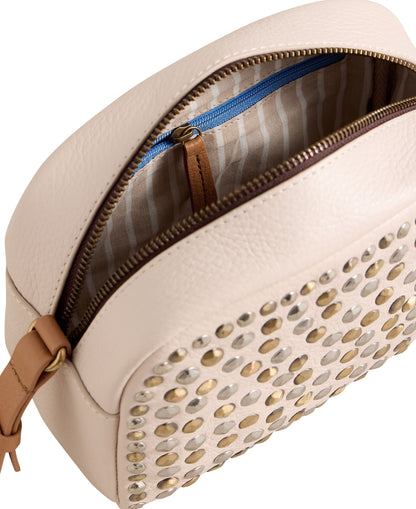 Bella Stud Crossbody Bag - Ivory Mlt