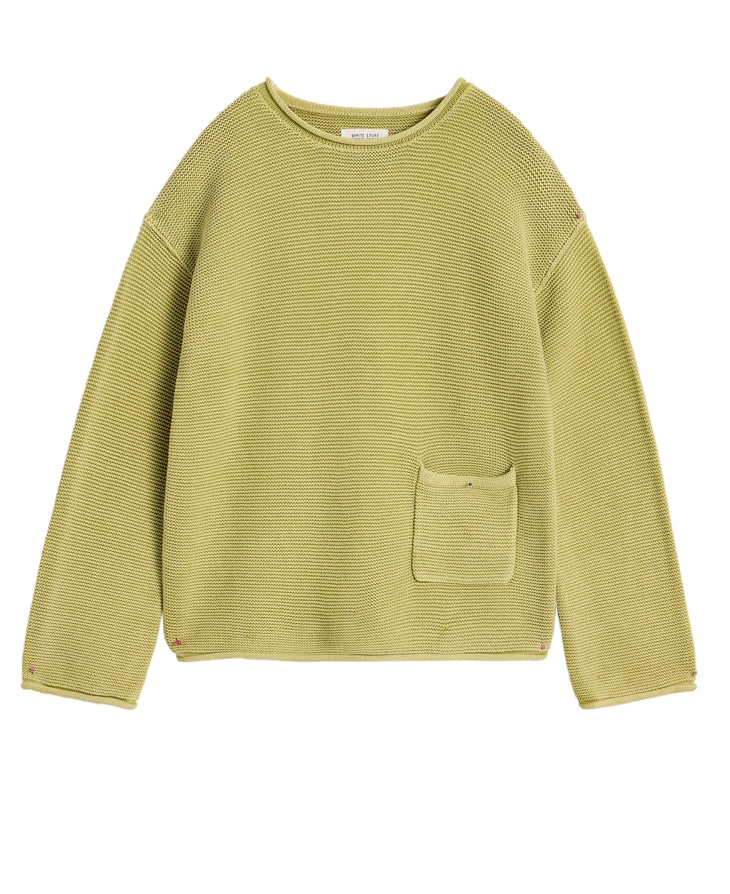 Gigi Washed Jumper - Bright Green