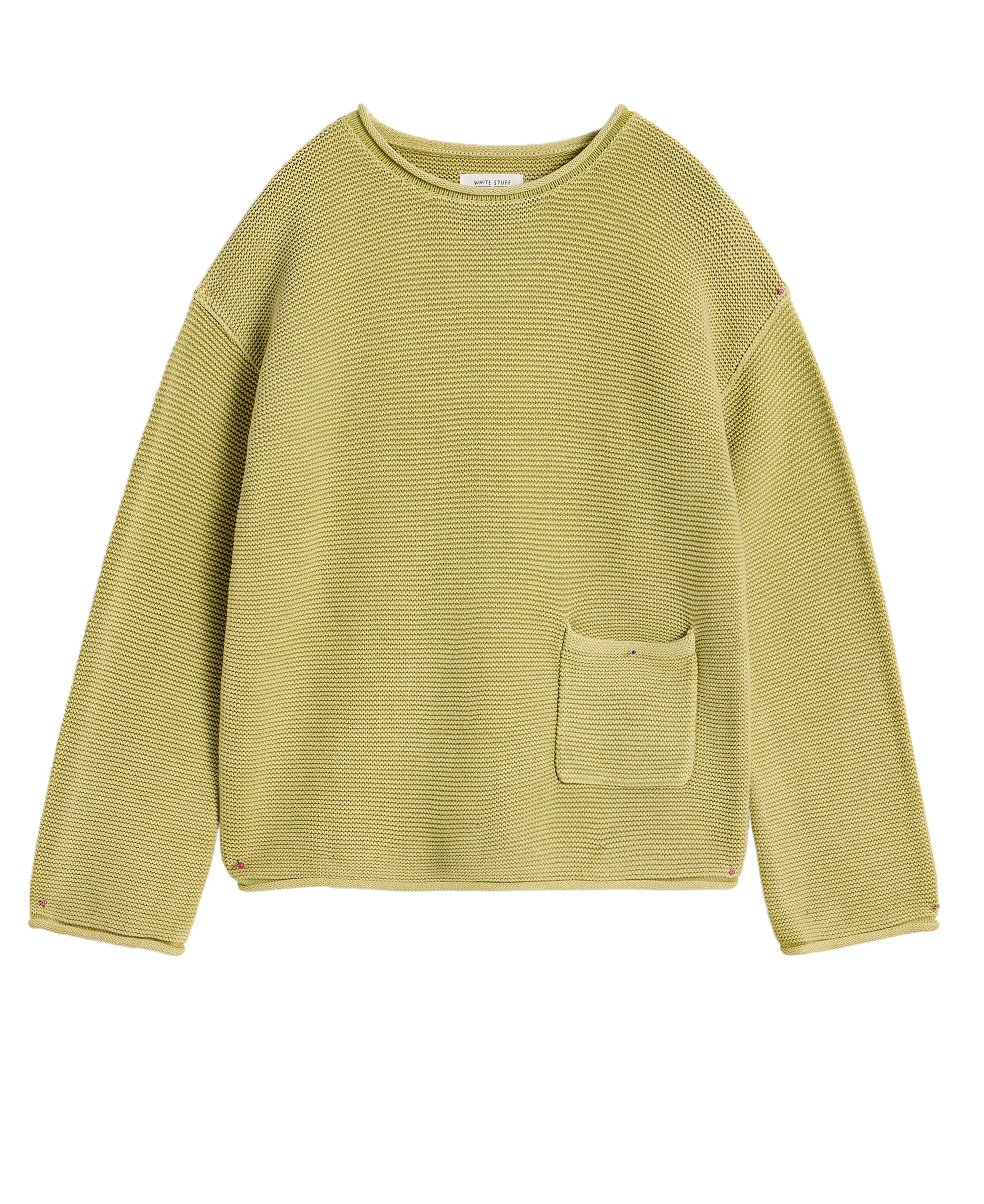 Gigi Washed Jumper - Bright Green