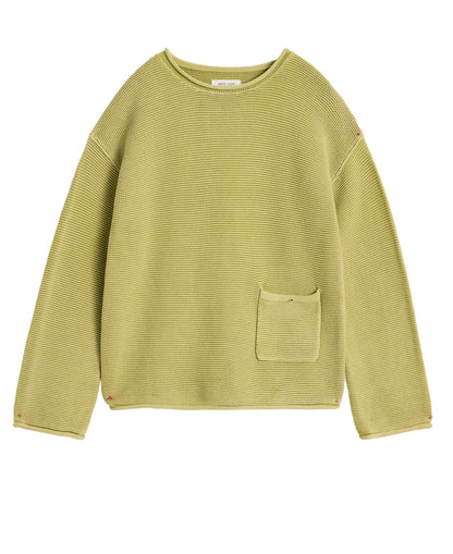 Gigi Washed Jumper - Bright Green