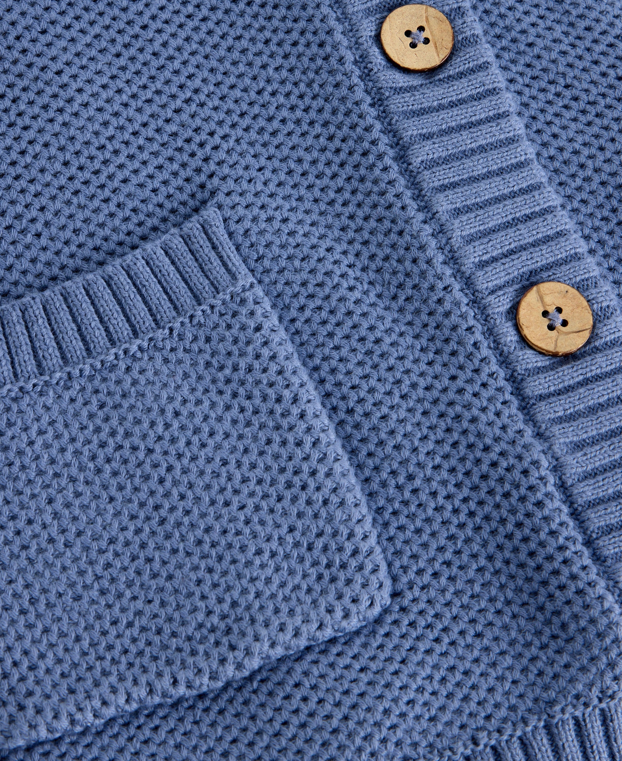 Isabella Short Sleeve Cardi - Mid Blue