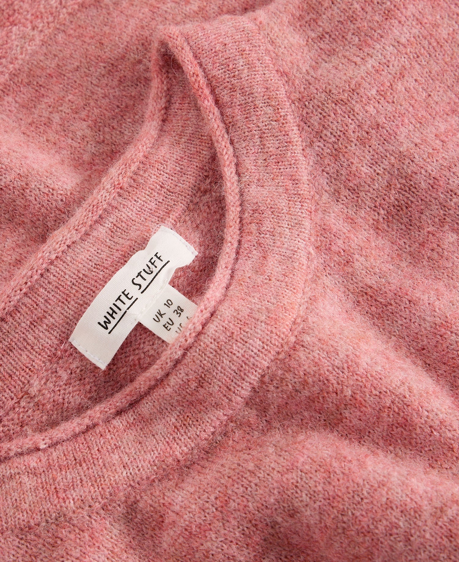 Kate Knitted Tee - Mid Pink