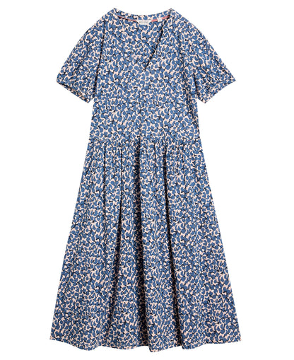 Leah Jersey Dress - Blue Multi
