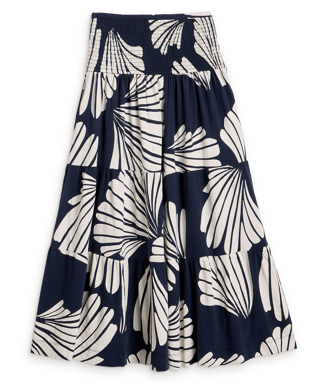 Marissa Jersey Maxi Skirt - Navy Multi