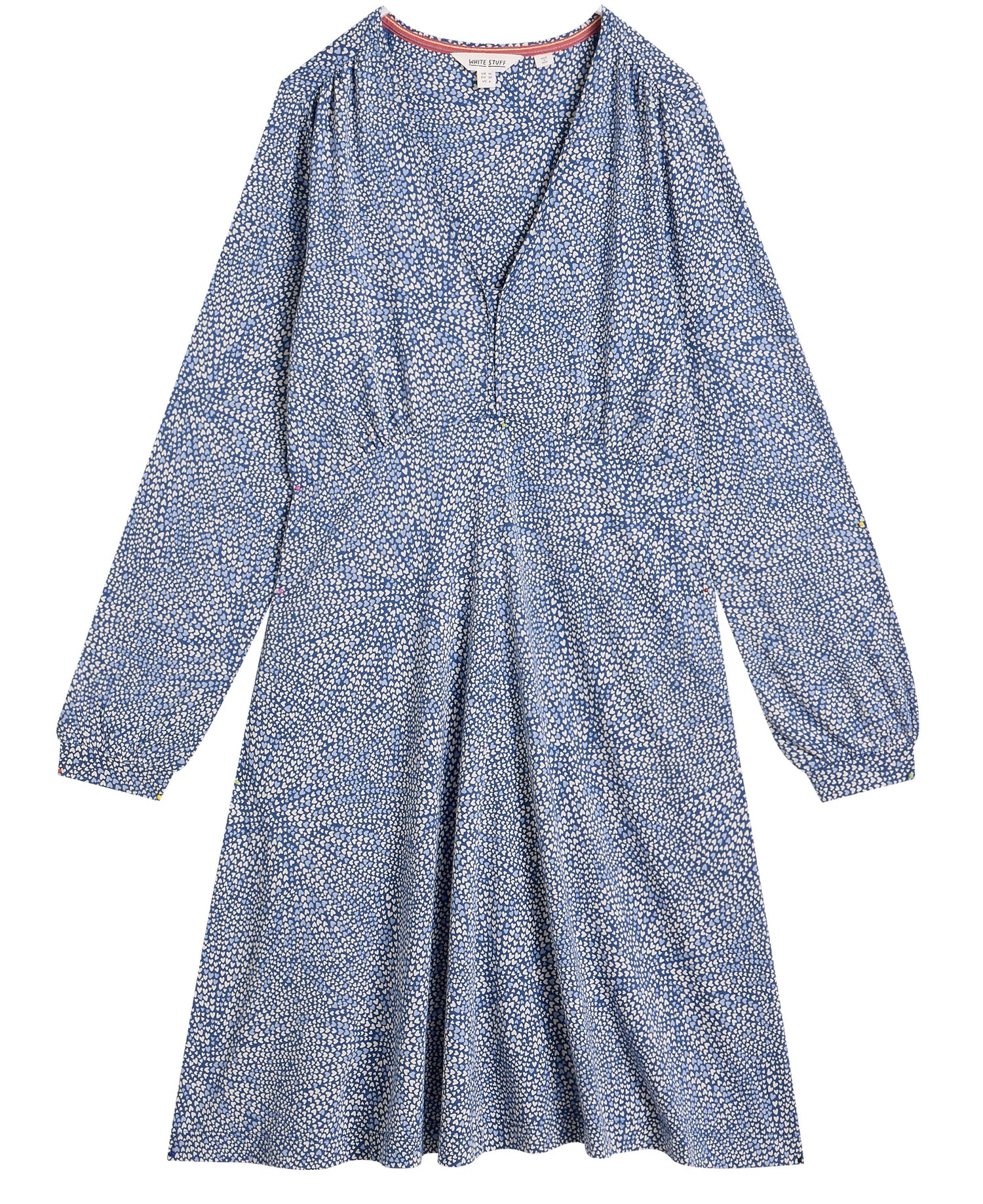 Meg Jersey Dress - Blue Multi