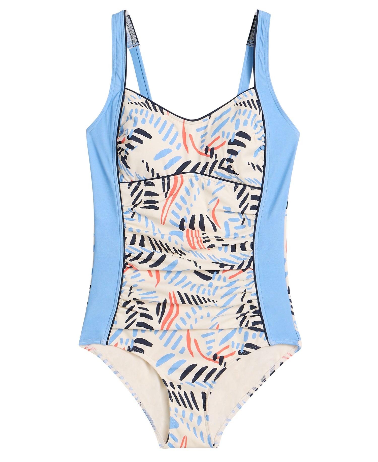 Splash Control Swimsuit - Ivory Print