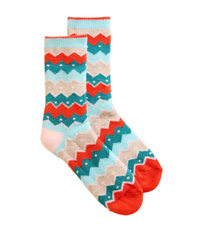 Ziggy Sparkle Cabin Socks - Pink Multi