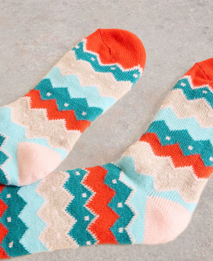 Ziggy Sparkle Cabin Socks - Pink Multi