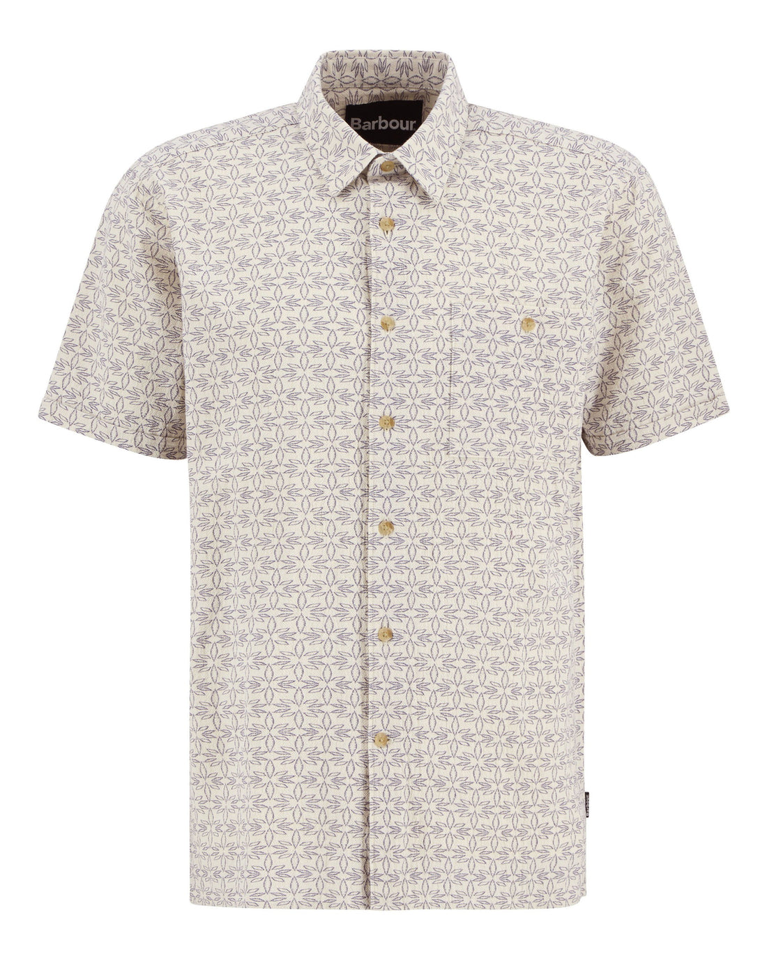 Wildfell Printed S/S Relaxed Shirt - Neutral